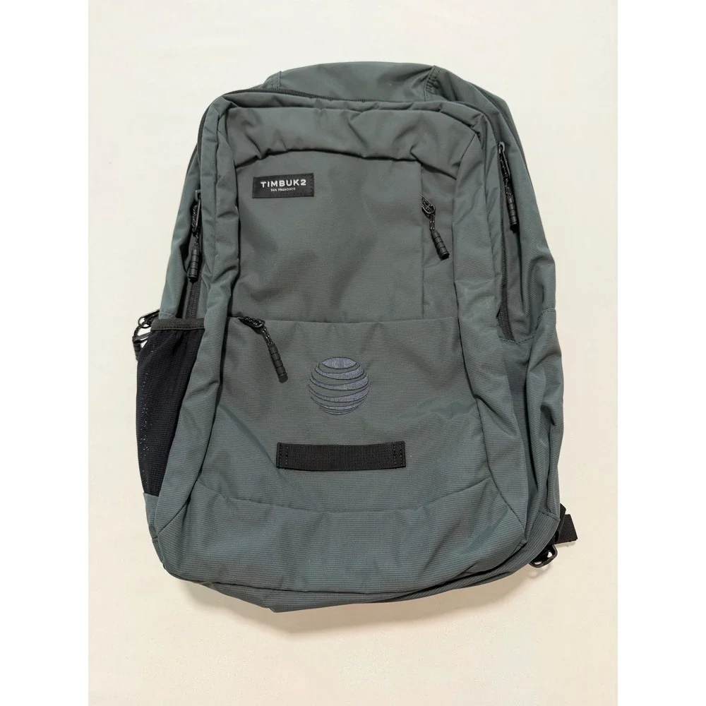 Timbuk2 Parkside Laptop Backpack Gray AT&T Logo Commuter Bag 384-3 TSF18 OS